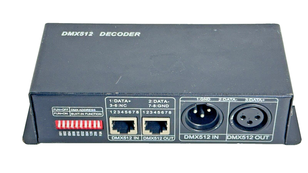 DMX512 LED Decoder Controller #1089 (One)THS