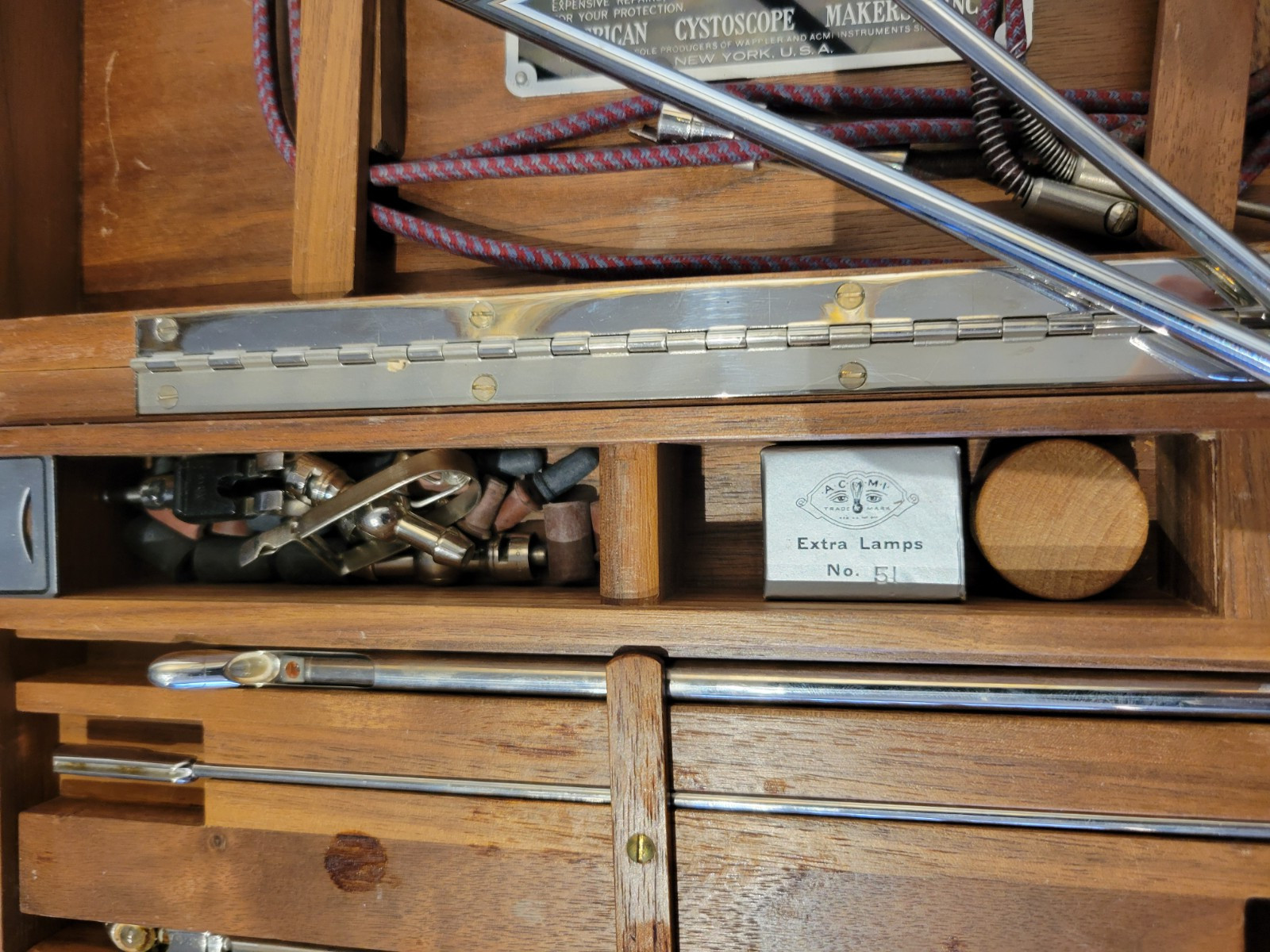 3 Sets of Vintage American Cystoscope Makers INC Brown-Buerger Cystoscope