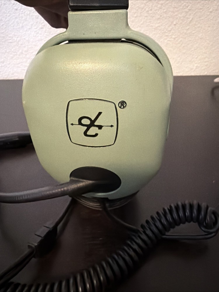 David Clark Model H20-16 Pilot Headset Untested