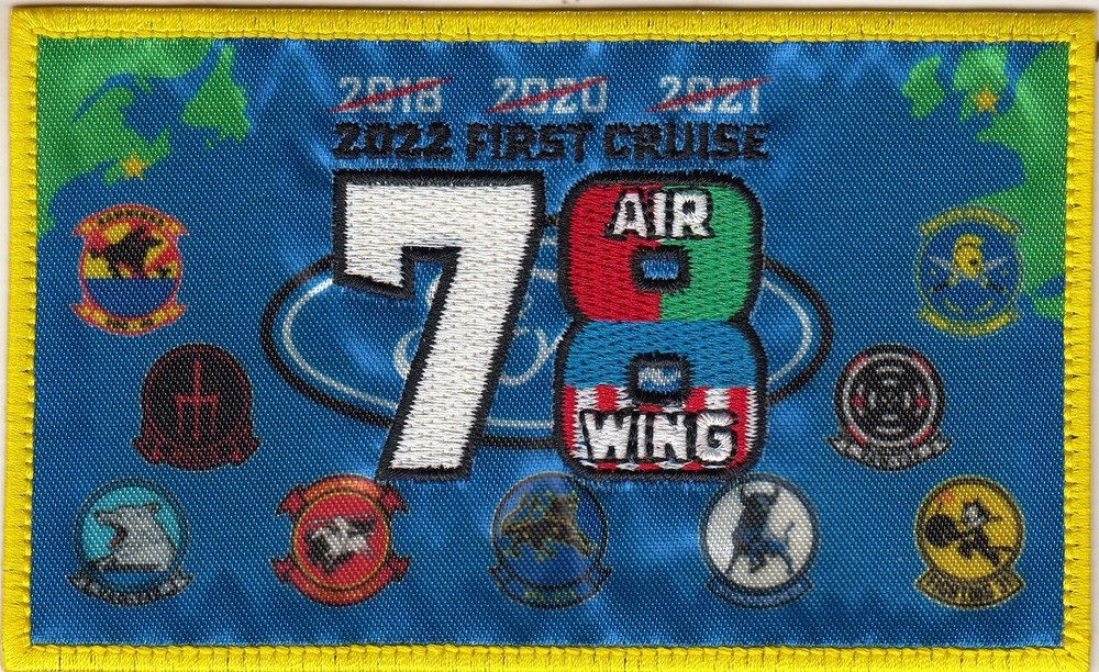 VFA-213 BLACKLIONS 2022 FIRST CRUISE PATCH