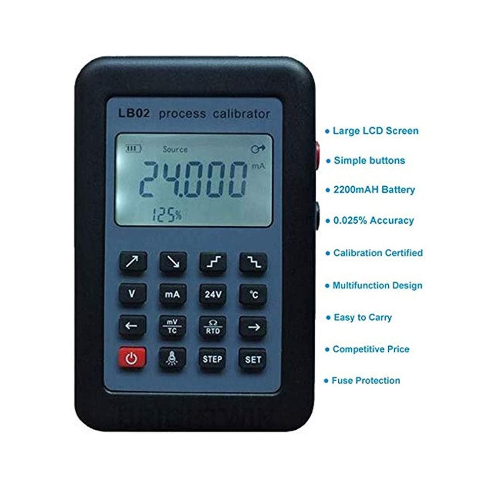 LB02 Resistance Current Voltmeter Signal Generator Source Process Calibrator ...