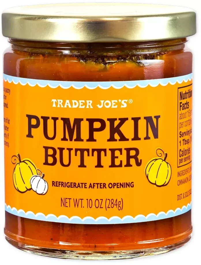 Trader Joe's 10 oz. PUMPKIN BUTTER Spreadable Glaze Topping Filling Soup BB 1/26