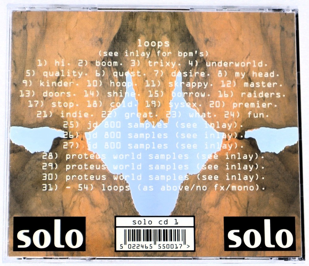 Solo Workstation Volume 1 Loops Sample/Sound Library/Sampling CD E-mu Roland