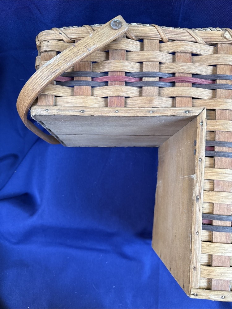 Handmade Woven Step Basket -N&S Baskets | Rustic Craft Decor