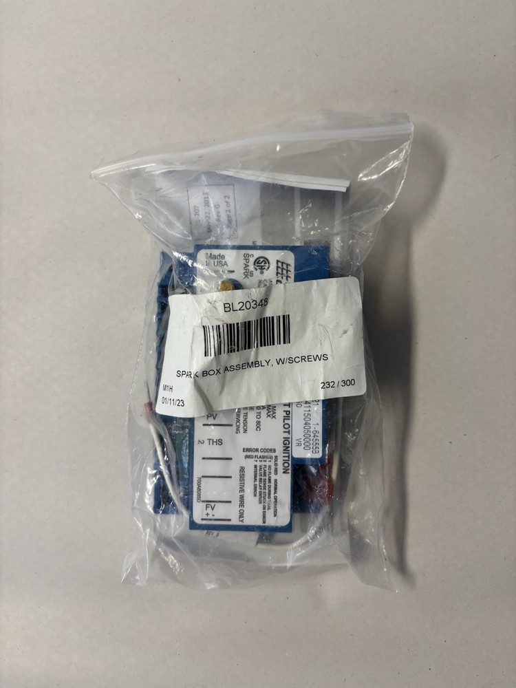 Blodgett 20348 Spark Box Assembly with Screws