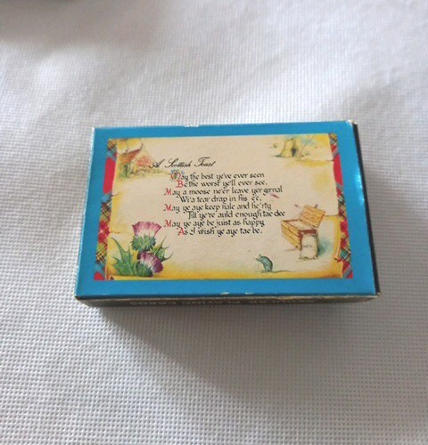 A Scottish Toast  Playing Cards