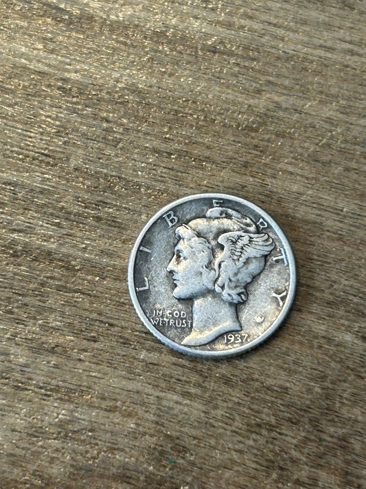 1937 Mercury Dime VF