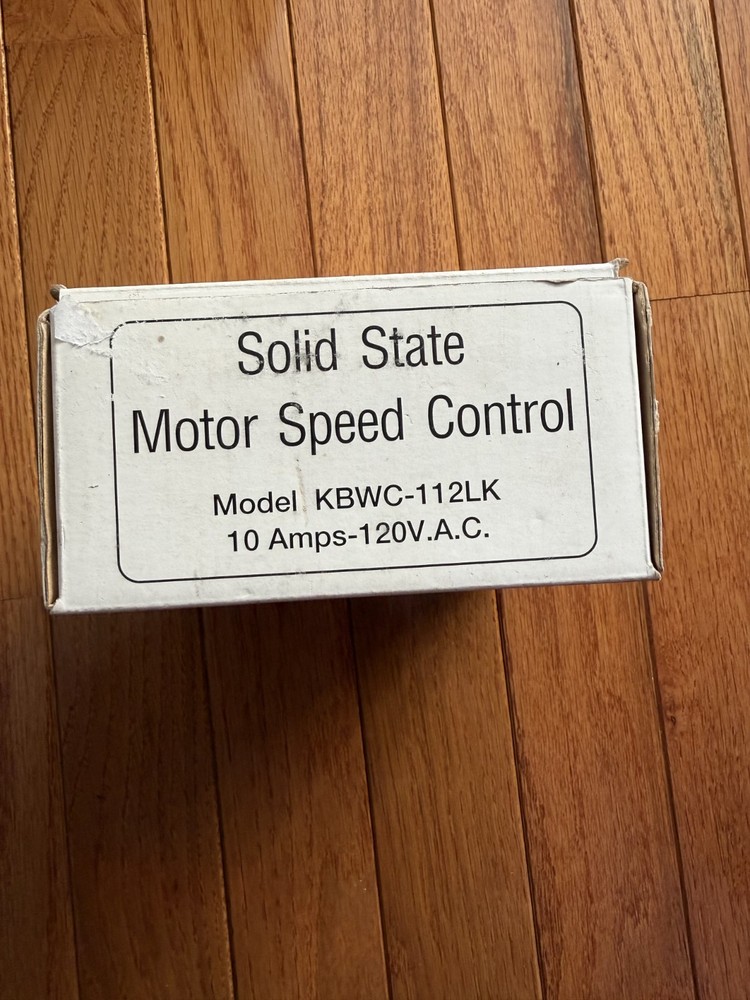 KB Electronics KBWC-112LK Solid State Motor Speed Control - New old stock