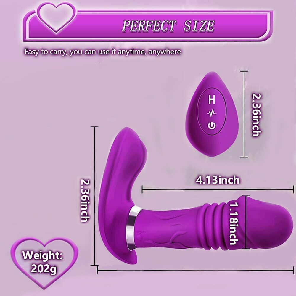 Multispeed-Thrusting-Massager-Heating-Vibrating-Wireless-Remote-Control-Women-US