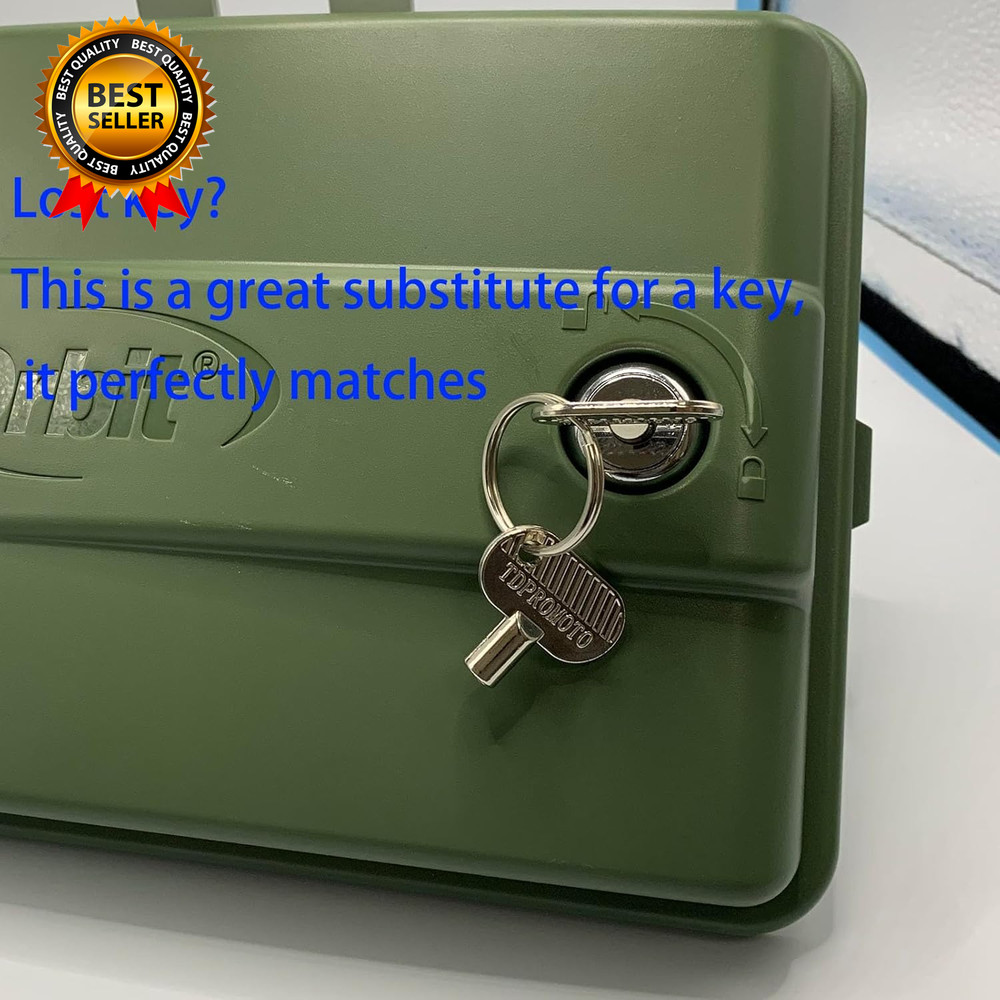 Sprinkler Controller Door Key Sprinkler Timer Lock Key for Orbit and Hydro-Rain