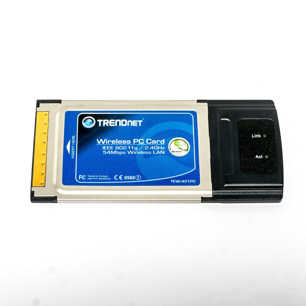 ⭐ TRENDnet 54Mbps Wireless G PC Card TEW-421PC - OPEN BOX ⭐