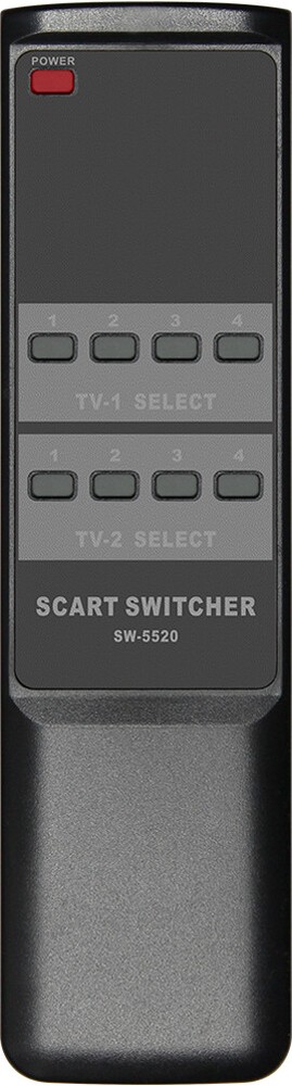 4x2 SCART MATRIX ROUTING SWITCHER Selector Switch w/ AUDIO NEW
