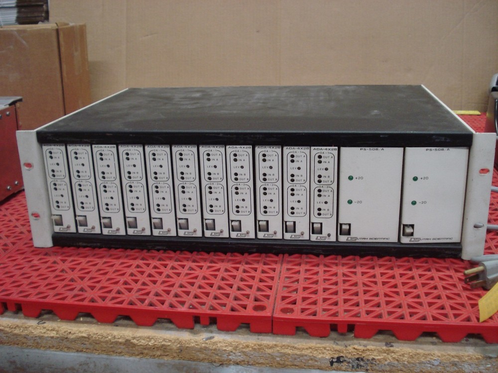 Utah Scientific RF-50B Amplifier Audio Frequency System w/ADA-4X2B