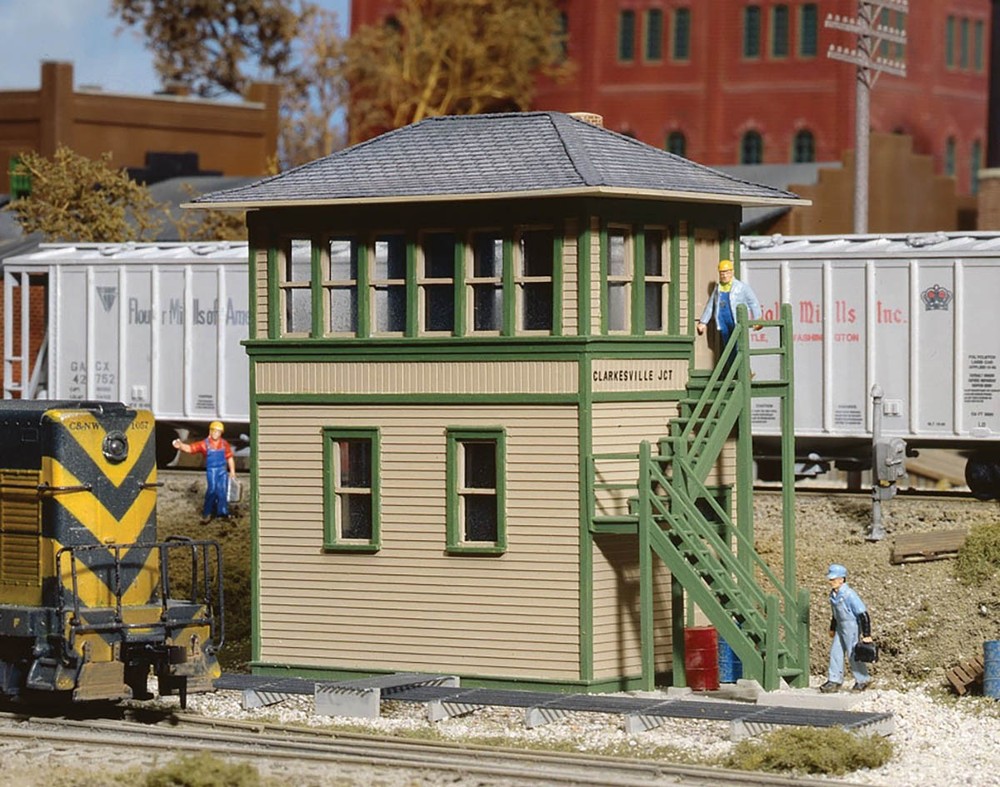 Walthers Cornerstone HO Scale Building/Structure Kit Interlocking Switch Tower
