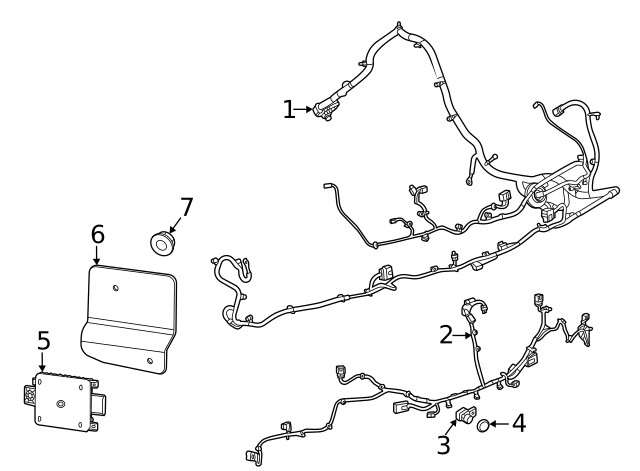 Genuine GM Blind Spot Radar 84683057
