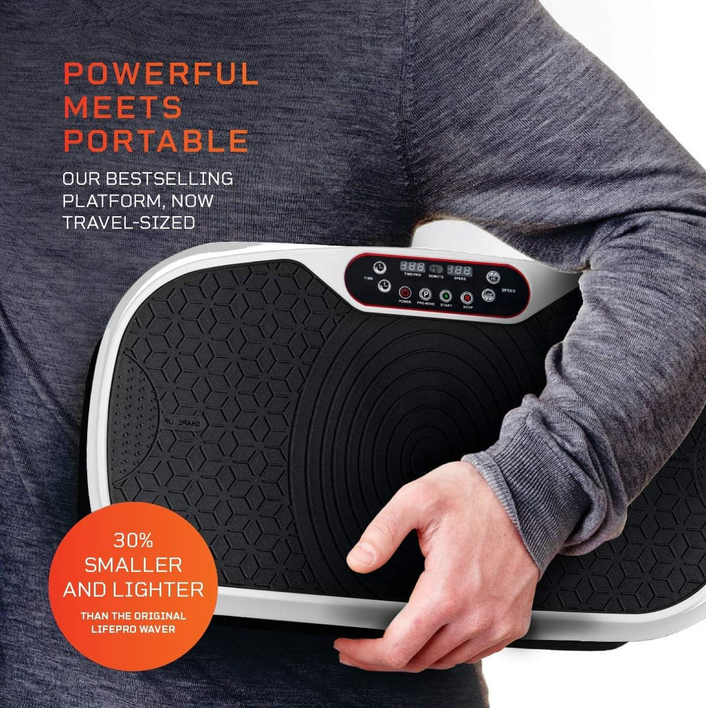 Waver Mini Vibration Plate - Whole Body Vibration Platform Exercise Machine - Ho
