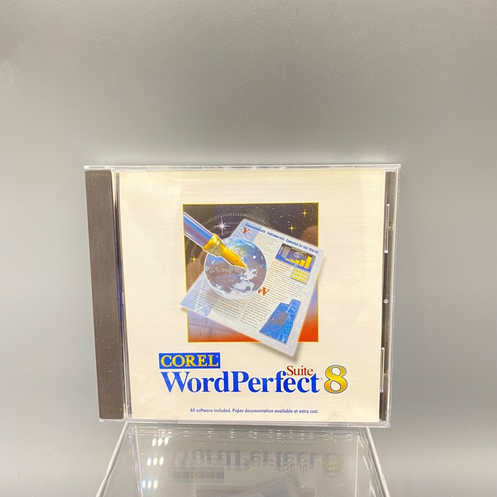 Corel Word Perfect Suite 8 1997 CD-ROM
