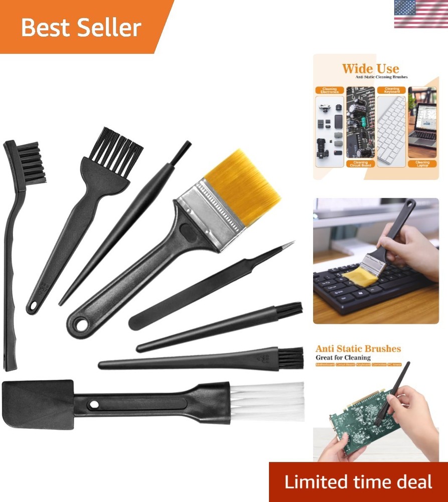 Small Portable Nylon Anti Static Brushes Electronics Computer Keyboard Laptop...