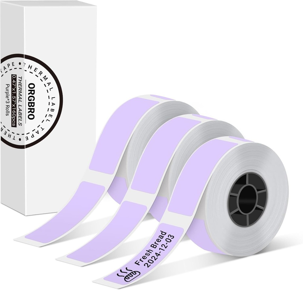 Label Maker Tape Compatible with D30 Label Printer/P21 Label Printer/ORGSTA S...