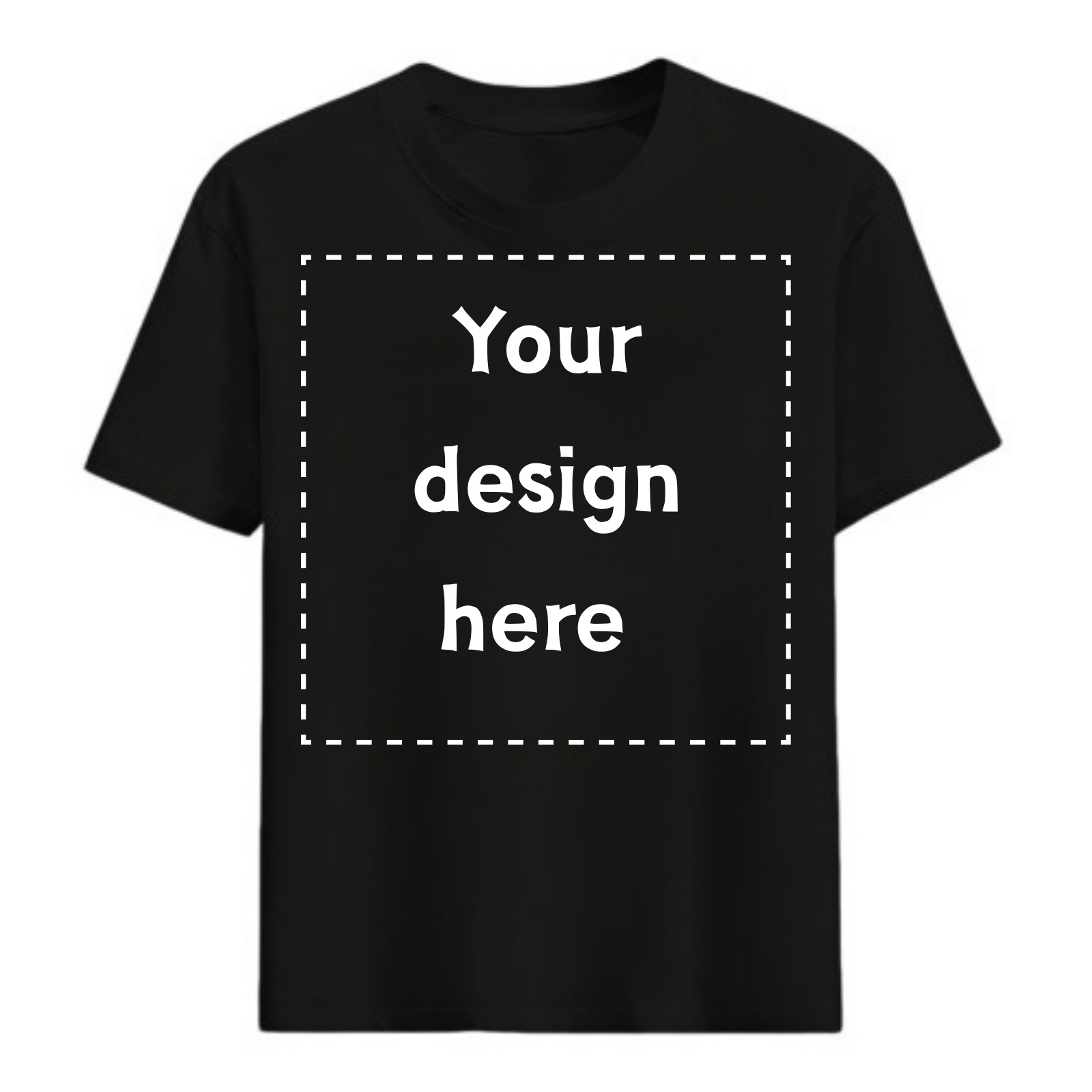 Custom T-Shirt Personalized Photo Text Logo Any Position Front Back Chest Unisex