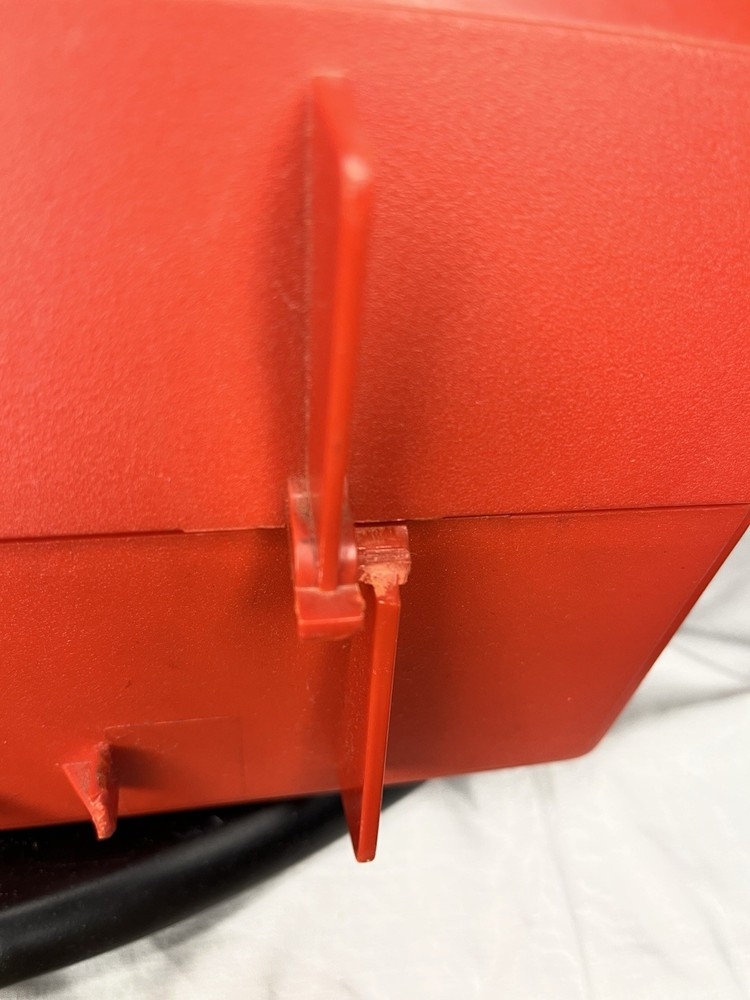 Vintage 1974 RCA Solid State Record Player Red Teated/Works Incomplete VWP211R