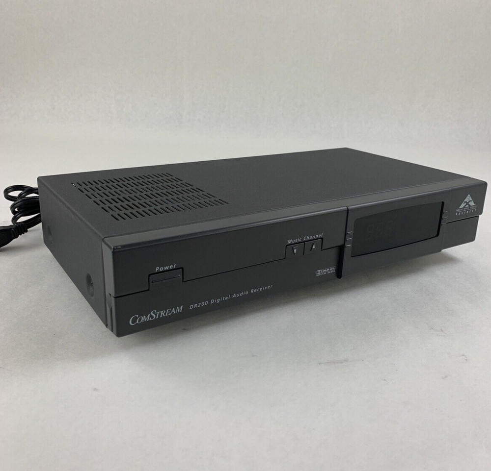 ComStream DR200 Audio Broadcast Receiver Powers On Missing Smart Card and Dish