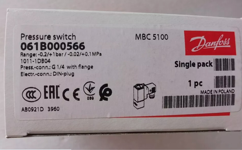 1pcs Danfoss MBC5100 061B000566 sensor