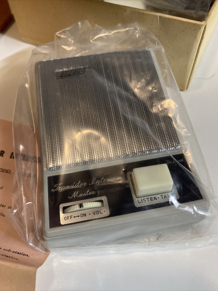 New NOS Vintage Speco Transistor Intercom Accessories Model KE-20DR electronics