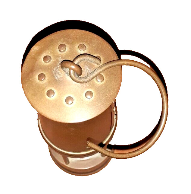 Eccles Miniature Aged Protector Miners Lamp