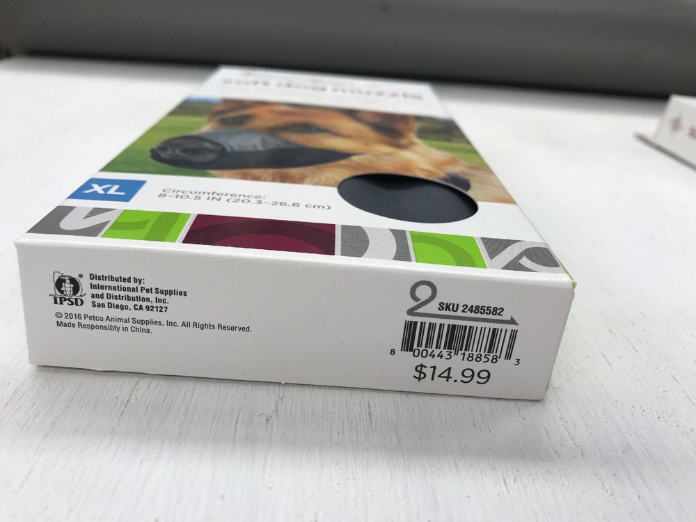 Good2Go Soft Dog Muzzle Soft Nylon Mesh Breathable