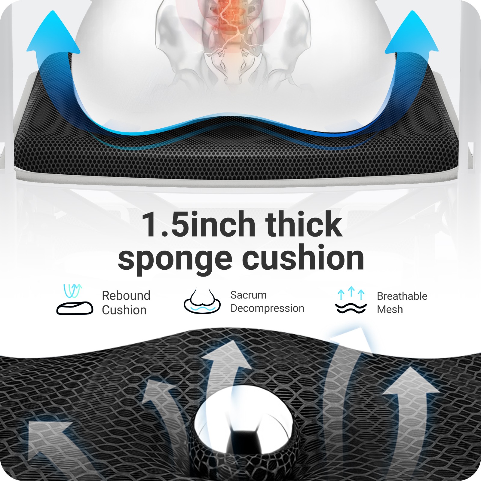 34.3lbs Ultra-Lightweight Electric Wheelchair 300lbs Capacity Foldable for Adult