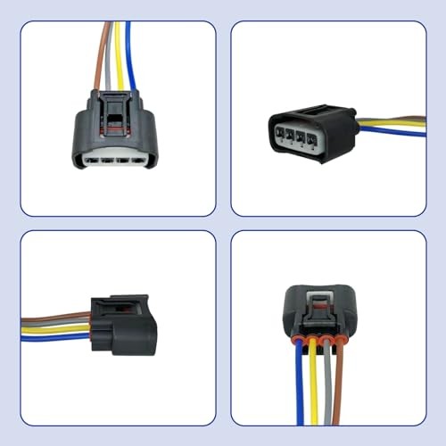 Pack-6 Ignition Coil Connector, 90980-11885 Plug Harness Replacement, High