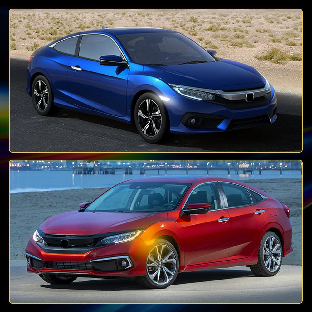 Smoked Sequential Signal LED Side Marker Lights For 16-21 Honda Civic 1-10Set