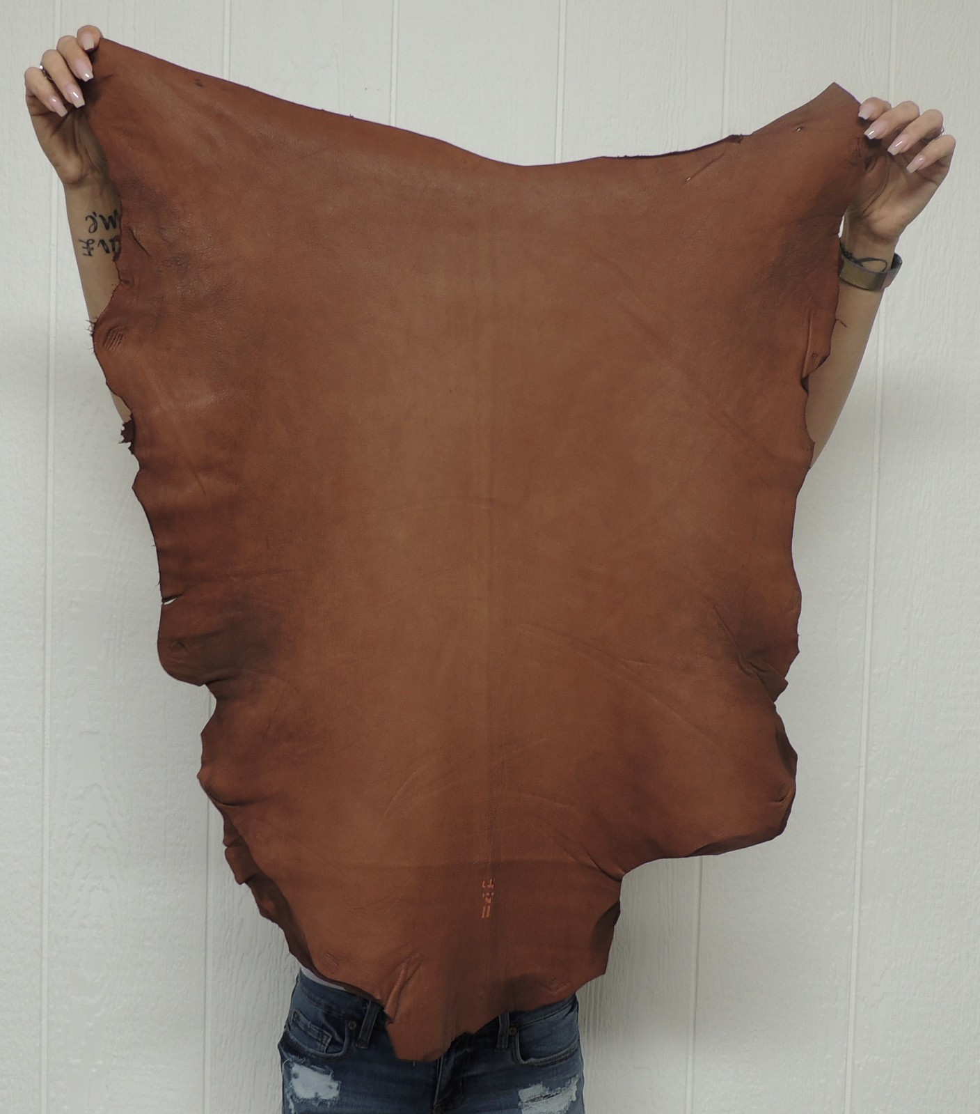 WHISKEY BUCKSKIN Leather Hide for Native Crafts Taxidermy SCA LARP Skin Pelt