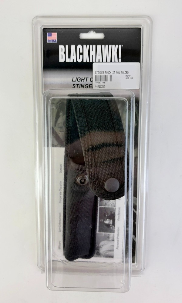 Light Case Blackhawk Stinger XT Pouch Non Molded Black