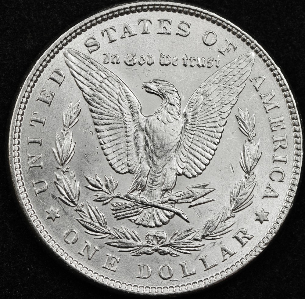 1885 Morgan Silver Dollar. B.U. (Inventory A)