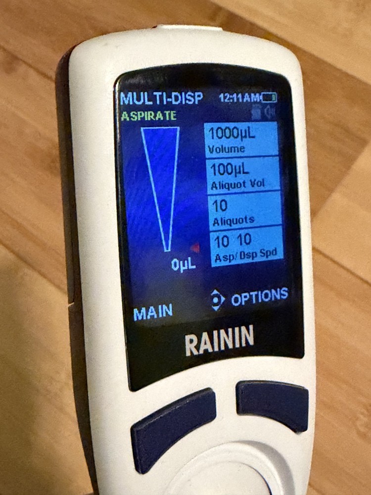 Rainin E4 Electronic Pipette LTS E4-10MLXLS Low Cycles