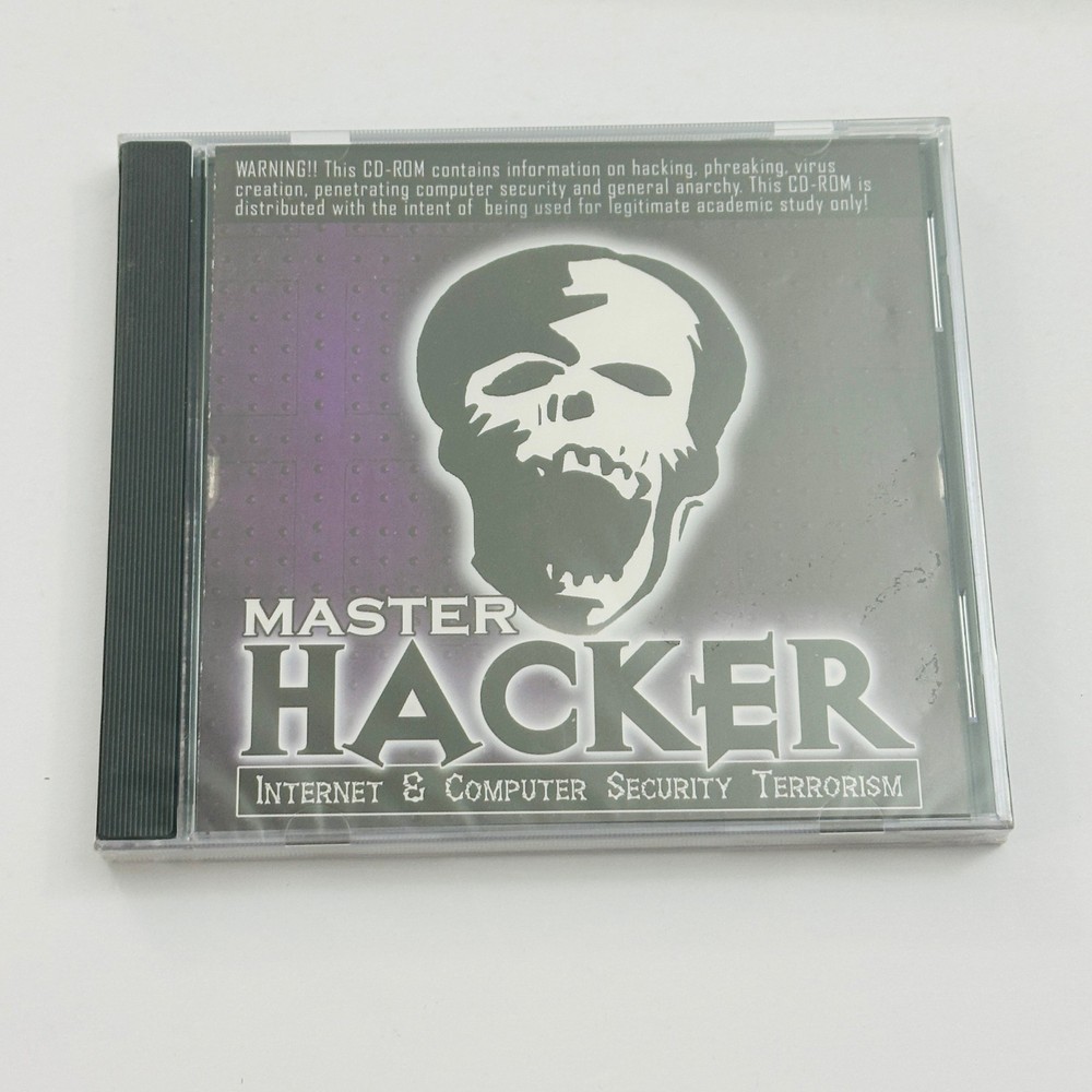 Master Hacker Internet And Computer Security CD-ROM SEALED Core Publishing 2001