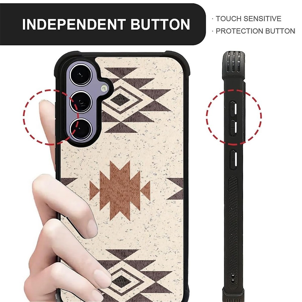 WANKBLC Samsung Galaxy S24 S25 Case Shockproof Protective Crazy Pattern