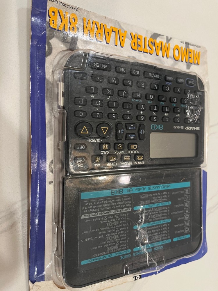 Sharp EL-6420 Electric Organizer 8KB
