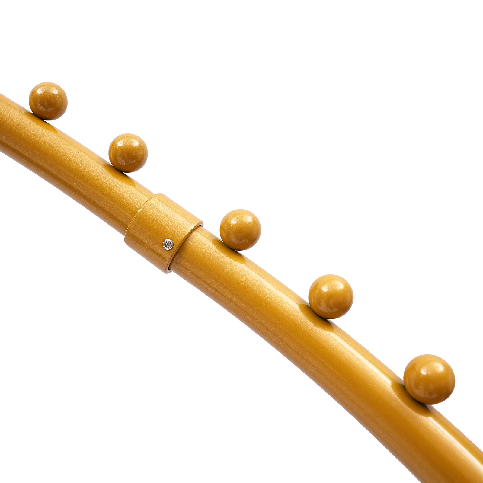 Modern Spiral Rotating Clothing Rack, Free Standing Heavy duty Garment Rack Gold