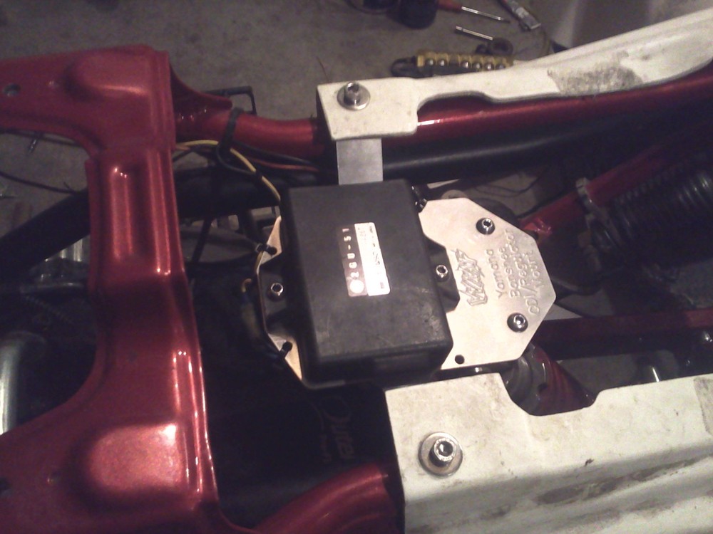 Yamaha Banshee CDI & Voltage Regulator Relocation Bracket Mount Kit, Trail Tech