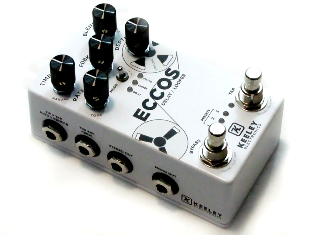Used Keeley Eccos Tape Delay Looper Guitar Effects Pedal
