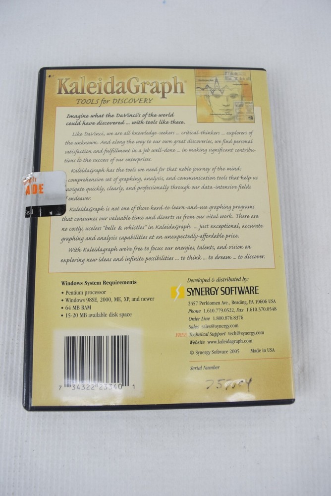 KaleidaGraph 4 Tools for Discovery Windows