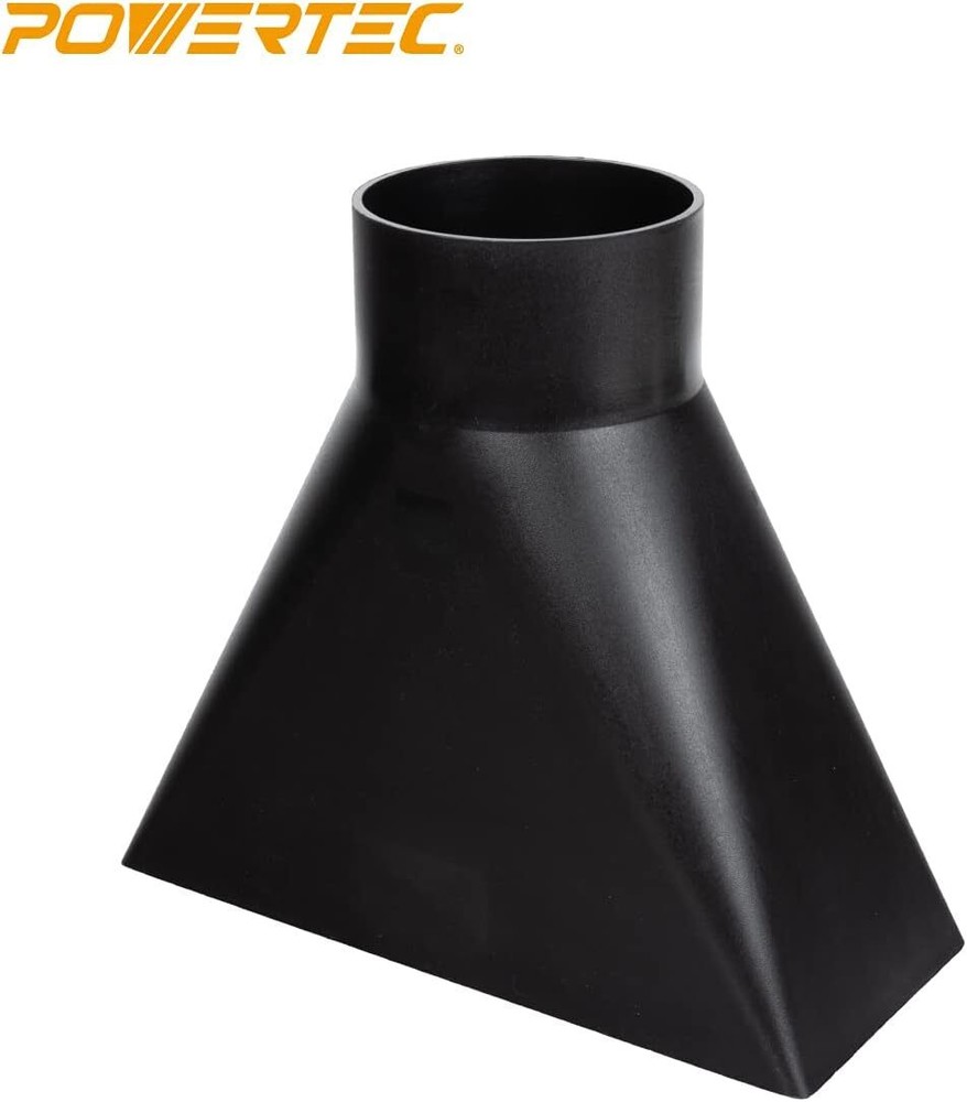 POWERTEC 70151 Dust Hood Rectangular Shape, Funneled 4-Inch Fitting By...