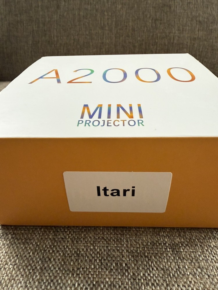 Irari A2000 Mini Projector Portable Home Theater Projector