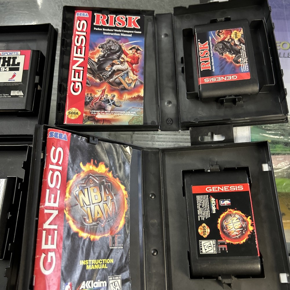 4 Sport Bundle - Sega Genesis - Authentic - Complete
