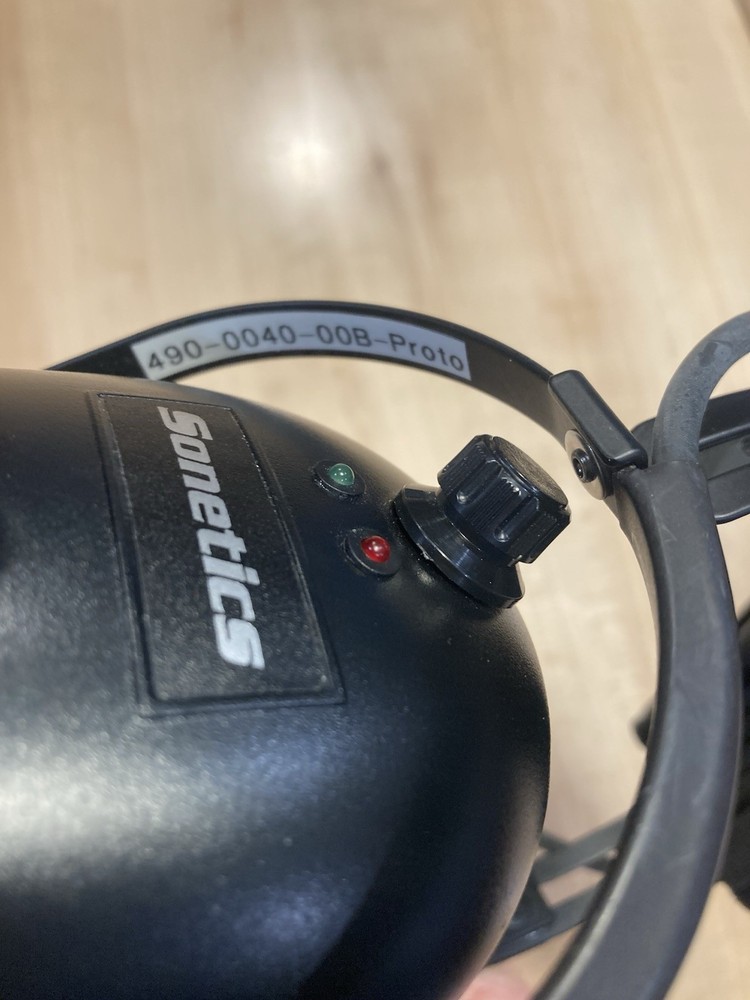 Sonetics Aviation Headset - Model Unknown - Possibly A Prototype? See Pictures