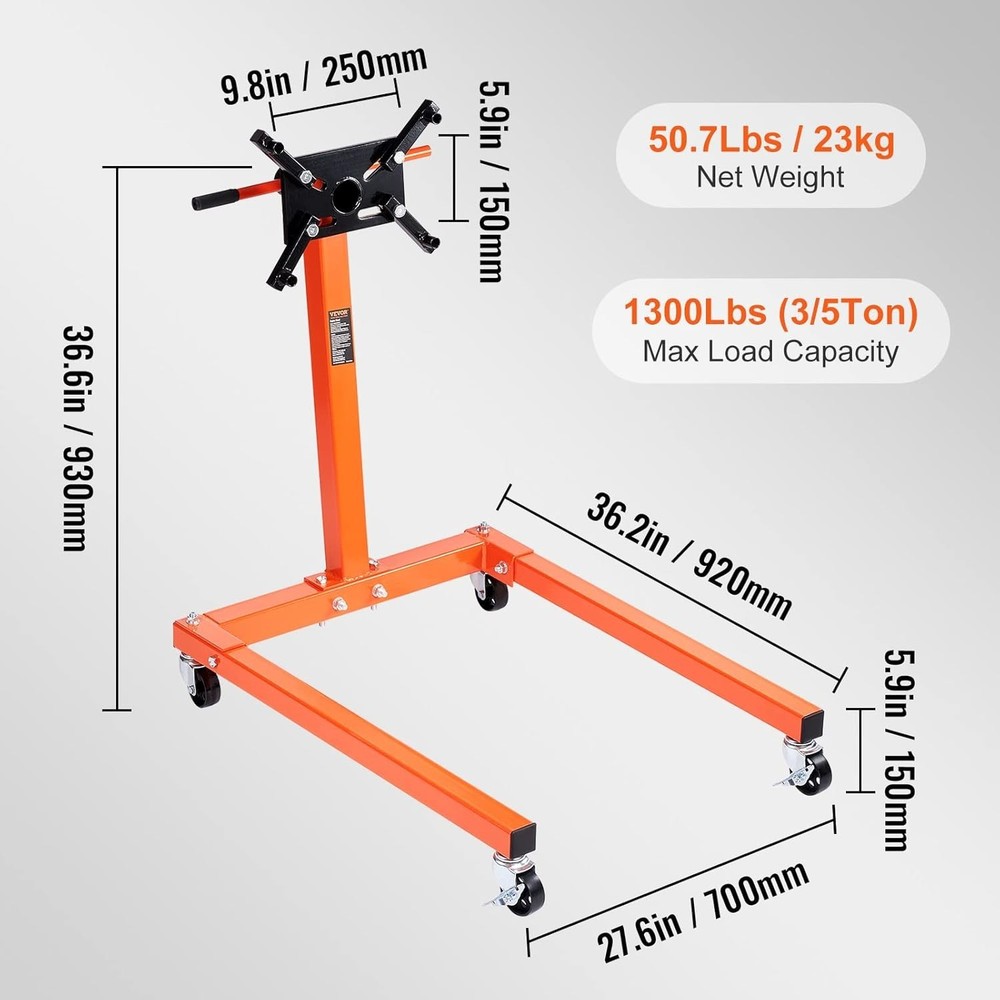 Professional Engine Dolly with Universal Wheels for Easy Mobility and Stability