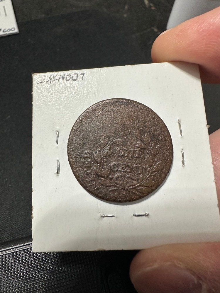 1807 large cent ERROR OFFSTRUCK VG Details